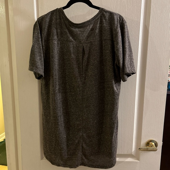 Women's Royce Brand Gray Heather America Patriotic Short Sleeve T-Shirt XXL - Picture 4 of 5